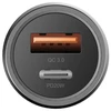 ENERGEA automobilinis įkroviklis 1xUSB+1xUSB-C PD-QC3.0 38W pilkos spalvosl Alu Drive PD20+