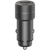 ENERGEA automobilinis įkroviklis 1xUSB+1xUSB-C PD-QC3.0 38W pilkos spalvosl Alu Drive PD20+