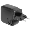ENERGEA laidinis įkroviklis 1xUSB+3xUSB-CPD-PPS-QC 3.0 100W 3C1A juodos spalvos US+EU Travelite GAN100