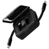 Energea Kabelis Bazic GoCharge Loop 5in1 Lightning, USB-A, Micro USB 1m juodos spalvos