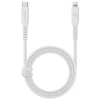 ENERGEA kabelis Flow USB-C - LightningC94 MFI 1.5m baltos spalvos 60W 3A PD Fast Charge
