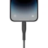 ENERGEA kabelis Flow USB-C - LightningC94 MFI 1.5m juodos spalvos 60W 3A PD Fast Charge