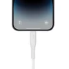 ENERGEA kabelis Flow USB-C - LightningC94 MFI 1.5m baltos spalvos 60W 3A PD Fast Charge