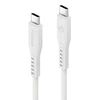 ENERGEA kabelis Flow USB-C - USB-C 1.5m baltos spalvos 240W 5A PD Greitas įkrovimas