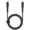 ENERGEA kabelis Flow USB-C - USB-C1.5m juodos spalvos 240W 5A PD Fast Charge