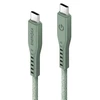 ENERGEA kabelis Flow USB-C - USB-C1.5m žalios spalvos 240W 5A PD Fast Charge