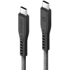 ENERGEA kabelis Flow USB-C - USB-C1.5m juodos spalvos 240W 5A PD Fast Charge
