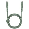ENERGEA kabelis Flow USB-C - USB-C1.5m žalios spalvos 240W 5A PD Fast Charge