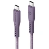 ENERGEA kabelis Flow USB-C - USB-C1.5m violetinės spalvos 240W 5A PD Fast Charge