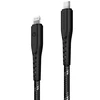 ENERGEA kabelis Nyloflex USB-C - LightningC94 MFI 1.5m juodos spalvos