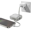 Energea PowerBank 3in1 Bazic Fusion Mini 10000mAh kabelis USB-C/Lightning pilkos spalvos