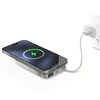Energea PowerBank Bazic Fusion Mag 10000mAh MagSafe kabelis USB-C pilkos spalvos