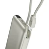 Energea PowerBank Bazic Fusion Mag 10000mAh MagSafe kabelis USB-C pilkos spalvos