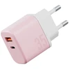Energea laidinis įkroviklis Bazic GoPort Velox Kit USB-C/USB-A GaN 35W su kabeliu pink
