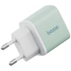 Energea laidinis įkroviklis Bazic GoPort Velox Kit USB-C/USB-A GaN 35W su kabeliu žalias