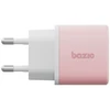Energea laidinis įkroviklis Bazic GoPort Velox Kit USB-C/USB-A GaN 35W su kabeliu pink