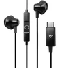 Ausinės Energy Sistem su laidu Earphones | EasyPods Type C | Su mikrofonu | USB-C | Space