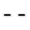 EP-DA705BWE Samsung USB-C/USB-C Data Cable 3A 1m baltos spalvos (OOB Bulk pakuotė)