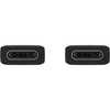 EP-DW767JBE Samsung USB-C/USB-C duomenų kabelis 3A 1.8m juodos spalvos (OOB Bulk)