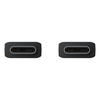 EP-DX310JBE Samsung USB-C/USB-C duomenų kabelis 3A 1.8m juodos spalvos (Bulk)