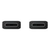 EP-DX310JBE Samsung USB-C/USB-C duomenų kabelis 3A 1.8m juodos spalvos (Bulk)