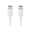 EP-DX310JWE Samsung USB-C/USB-C duomenų kabelis 3A 1.8m baltos spalvos (Bulk)