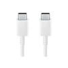 EP-DX310JWE Samsung USB-C/USB-C duomenų kabelis 3A 1.8m baltos spalvos (Bulk)