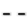 EP-DX310JWE Samsung USB-C/USB-C duomenų kabelis 3A 1.8m baltos spalvos (Bulk)