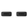 EP-DX510JBE Samsung USB-C/USB-C duomenų kabelis 5A 1.8m juodos spalvos (OOB Bulk)