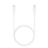 EP-T1510EWE + EP-DA705BWE Samsung 15W kelioninis įkroviklis + USB-C/USB-C Data kabelis baltos spalvos (OOB Bulk)