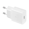 EP-T1510EWE + EP-DA705BWE Samsung 15W kelioninis įkroviklis + USB-C/USB-C Data kabelis baltos spalvos (OOB Bulk)