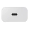 112803 EP-T2510EWE + EP-DN980BWE Samsung USB-C 25W Kelioninis įkroviklis + USB-C Data kabelis baltos spalvos (OOB Bulk)