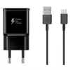 EP-TA200EBE + EP-DR140ABE Samsung 15 W kelioninis įkroviklis + USB-C duomenų kabelis juodas (OOB masinis)