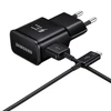 EP-TA200EBE + EP-DR140ABE Samsung 15 W kelioninis įkroviklis + USB-C duomenų kabelis juodas (OOB masinis)