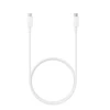EP-TA845EWE + EP-DW767JWE Samsung 45W Kelioninis įkroviklis + USB-C/USB-C kabelis baltos spalvos (OOB Bulk pakuotė)