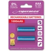 Esperanza EZA101B Įkraunama baterija Ni-MH AAA 1000MAH 2 vnt.