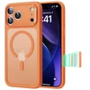 ESR Classic Hybrid MagSafe dėklas, skirtas iPhone 17 Pro Max – skaidrus oranžinis