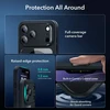ESR Classic Hybrid MagSafe + grūdinto stiklo komplektas iPhone 17 Pro telefonui - skaidrus Juodas