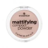"Essence Cosmetics" kompaktinė pudra "Matificantes 02-Soft rusvai gelsvas" 12g