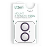 Krainagsm Telforceone Etteri camera lens protector for iPhone 17 violetinė