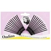 Eurostil Acanalado Clips Acero Con Bolita Negra 50mm Pack 1un
