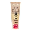 „Eveline Cosmetics Eveline Satin Matt“ matinį efektą suteikiantis ir maskuojantis makiažo pagrindas 4in1, 102 Vanilla, 30 ml