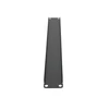 Extralink 1U 19" Front Panel, Juodas