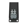 Extralink 1U 19" Front Panel, Juodas