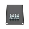 Extralink 2U 19" Front Panel, Juodas