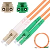 „Extralink“ jungiamasis laidas LC/UPC-LC/APC, daugiamodis, OM2, dvipusis, 3 mm, 2 m