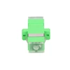 Extralink SC/APC Adapteris, Single Mode, Simplex, with Clear Caps