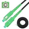 „Extralink SC/APC-SC/APC Flat“ | Kabinamas, vienmodis, simpleksinis, G.657A2, 100 m