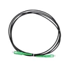 Extralink Patch Cord SC/APC-SC/APC Juodas, Single-mode, Simplex, 3mm, 2m