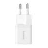 Baseus P10110909213-00 USB-C GaN5 mini 25W tinklo įkroviklis Baltas